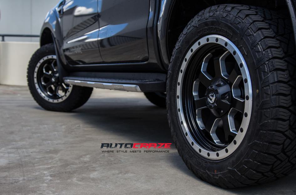 FORD RANGER SAVAGE GLOSS BLACK MILLED ACCENTS